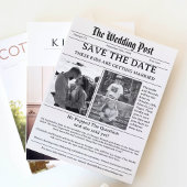 Minimale scriptkrant bruiloft met datum kaart