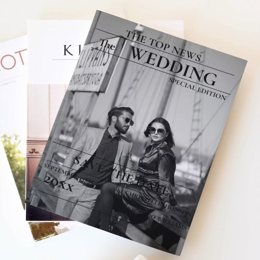 Minimale scriptkrant bruiloft met datum kaart