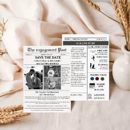 Minimale scriptkrant bruiloft met datum kaart