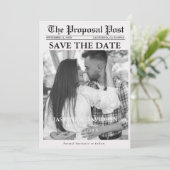 Minimale scriptkrant bruiloft met datum kaart (Staand voorkant)