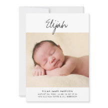 Minimale scriptnaam Fotoaankondiging