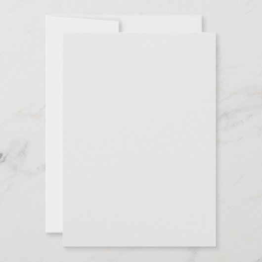 Minimale scriptnaam Fotoaankondiging Kaart (Achterkant)