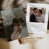 Minimale scriptplatte foto met dank aan uw kaart