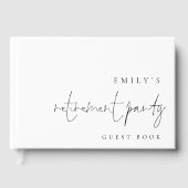 Minimale scriptrustpartij gastenboek (Voorkant)