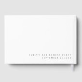 Minimale scriptrustpartij gastenboek (Achterkant)