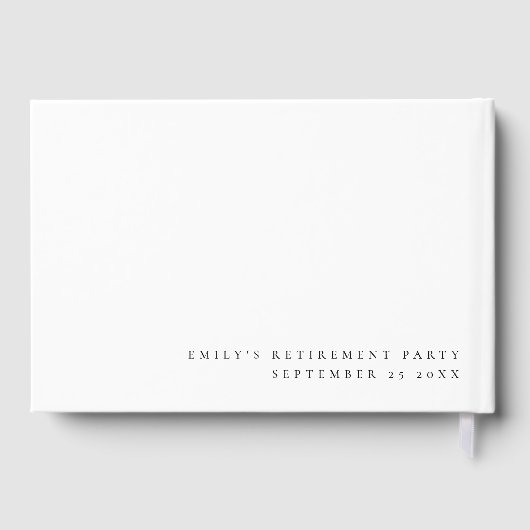 Minimale scriptrustpartij gastenboek (Achterkant)