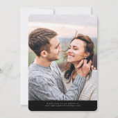 Minimale scriptuitnodiging kaart (Achterkant)