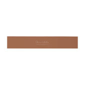 Minimale scriptweddenschap Belly Band Uitnodigingen Wikkel (Vlak)