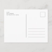 Minimale scriptweduwen waarop de datum kan worden  aankondigingskaart (Achterkant)