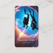 Minimale scuba duikklasse Qr-code Visitekaartje (Voorkant)