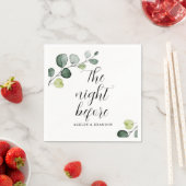 Minimale servetten voor de nacht ervoor (Insitu)