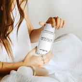 Minimale set wasbaklabels voedselcontainer etiket