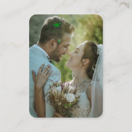 Minimale 'Share the Love' QR-code bord Informatiekaartje (Achterkant)