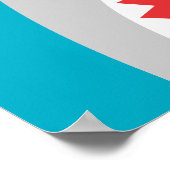 Minimale Shark Kids kamerprint, Poster (Hoek)