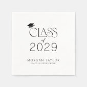 Minimale sierlijke elegantie klasse van 2025 Afstu Servet (Voorkant)