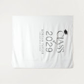 Minimale sierlijke elegantie klasse van 2025 Afstu Wandkleed (Voorkant (horizontaal))