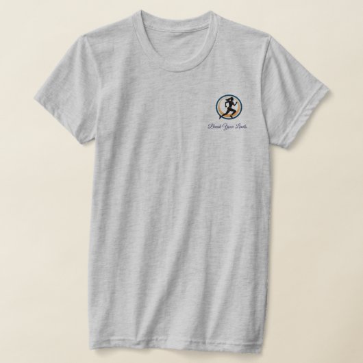 Minimale Silhouette Beweging T-shirt – Modern Graf (Laagn)