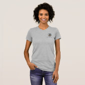 Minimale Silhouette Beweging T-shirt – Modern Graf (Voorkant volledig)