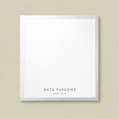 Minimale Silver Border-laptop Notitieblok