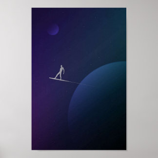 Minimale Silver Surfer Poster
