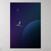 Minimale Silver Surfer Poster (Voorkant)