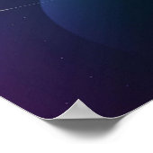 Minimale Silver Surfer Poster (Hoek)