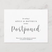 Minimale simpele uitnodiging voor bruiloft uitgest (Voorkant)