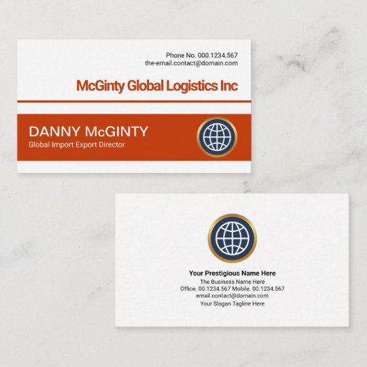 Minimale Simple Line Block Layers CEO Founder Visitekaartje (Voorkant / Achterkant)