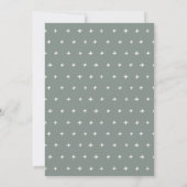 Minimale Sinaasappel van Citrus Botanische Boho Ba Bedankkaart (Achterkant)