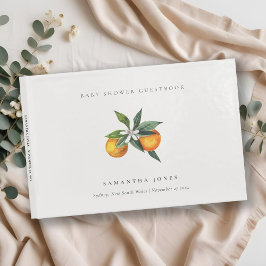 Minimale Sinaasappel van Citrus Botanische Boho Ba Gastenboek