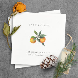 Minimale Sinaasappel van Citrus Botanische Boho Ba Servet