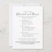 Minimale Sjabloon van de Chronologie van de Binnen Kaart (Voorkant)