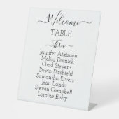 Minimale Sjabloon van de Kaart van de Weddenschapp Reclamebord Met Voetstuk (Voorkant)