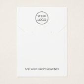 Minimale Sjabloon van de Logo juwelenkaart Visitekaartje (Voorkant)