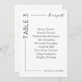 Minimale sjabloon van de weduwenkaart 3 kaart (Voorkant / Achterkant)