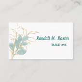 Minimale Sjabloon van een escorte-kaart Plaatskaartje (Voorkant)