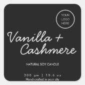 Minimale Sjabloon voor kaarslabel label (Voorkant)