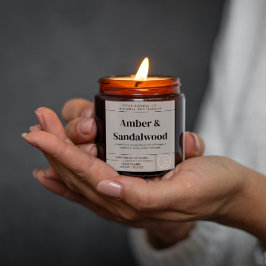 Minimale Sjabloon voor kaarslabel label