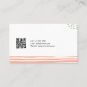 Minimale sjabloon voor visitekaartjes van 3,5 x 2, (Achterkant)