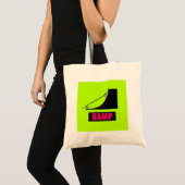 Minimale skateboardhelling 3D Tote Bag (Voorkant (product))