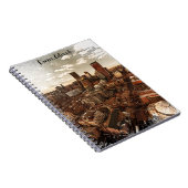 Minimale skyline van Denver Colorado Notitieboek (Rechterzijde)