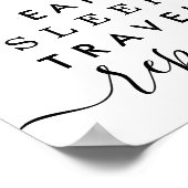 Minimale slaapstand - Herhalen van de inspiratie Q Poster (Hoek)