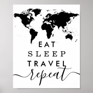 Minimale slaapstand - Herhalen van de inspiratie Q Poster