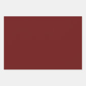 Minimale slachting van vaste kleuren met mahogany  inpakpapier vel (Voorkant)