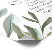 Minimale sloopzwellen en goudgeometrische terreura poster (Hoek)