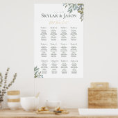 Minimale sloopzwellen en goudgeometrische terreura poster (Keuken)