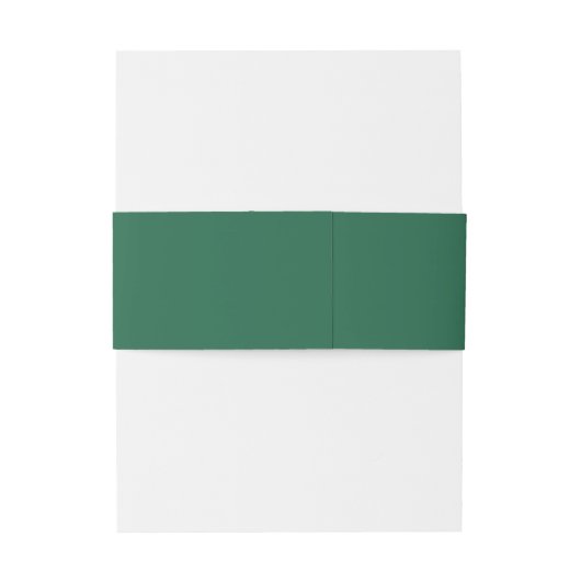 Minimale smaragdgroene bruiloft uitnodigingen wikkel (Achterkant Voorbeeld)