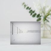 Minimale sneeuwBriefkaart Briefkaart (Staand voorkant)