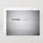 Minimale sneeuwBriefkaart Briefkaart (Voorkant / Achterkant)