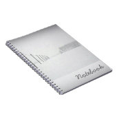 Minimale sneeuwNotitieboek Notitieboek (Rechterzijde)